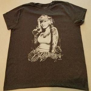BEAUTIFUL MARILYN MONROE  "RESPECT" UNISEX TEE.